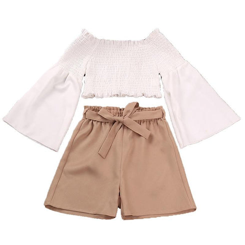Girl's Spring And Summer Shoulder Set