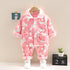 Autumn and winter children's home clothes pajamas two-piece set