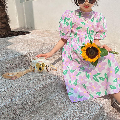 Summer Floral Princess Dress