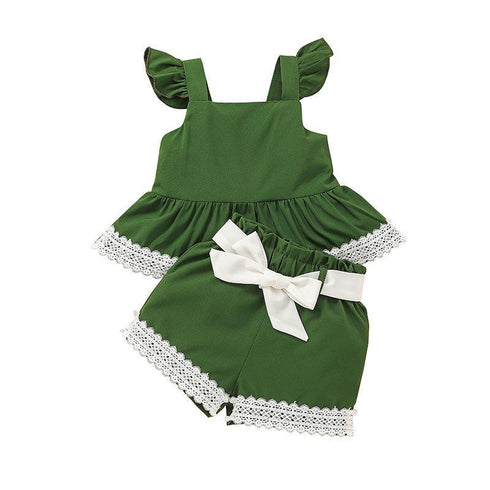 Girl's Sling Clothes Two-Piece Set