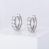 Ring Earrings Zircon Hip Hop Earrings