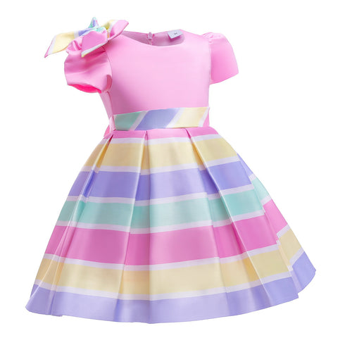 Children's Rainbow Princess Dress