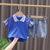 Boys summer short sleeve suit