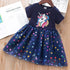 Girls Summer Dress New Foreign Style Dress Little Girl Summer Princess Vest Dress Fluffy Gauze Skirt