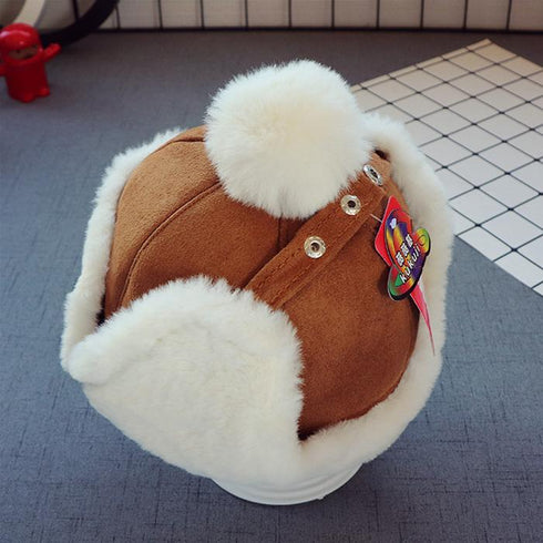 Autumn and winter children's hat Circumference 17.7-19.3 inch(45-49cm)