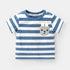 Summer New Baby Boy Short Sleeve T-shirt Boy Half Sleeve Cartoon Printed Jacket Cotton Comfortable