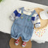 Baby Denim Strap Two-Piece Set
