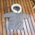 Children's Down Jacket Long Knee 90 White Duck Down Jacket