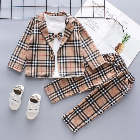 Boy's Little Suit Dress Three-Piece Set