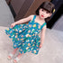 Girls Summer Suspender Skirt 2022 New Baby Girl Cute Flower Skirt Children's Foreign Style Dress
