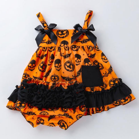 Girl's Strap Dress Set
