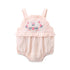Baby Girl Embroidered Climbing Clothes Baby Girl Summer New Condole Belt Fart Jumpsuit Sweet And Cute