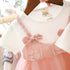 Summer New Girl Short Sleeve Dress Baby Girl Mesh Princess Dress Sweet And Lovely