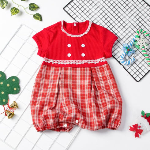 Christmas baby jumpsuit