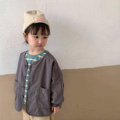 Children's Coat Spring and Autumn Jacket Foreign-style Baby Cardigan