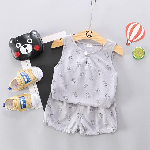 Summer Children's Vest Two-Piece Set