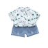 Children's wear boys summer suit short sleeve two-piece set
