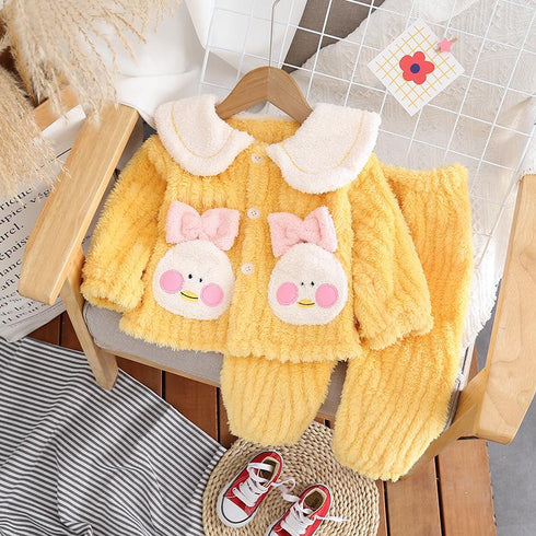 Fall/Winter Girls' Home Clothes Set Long Sleeve Two-Piece Set