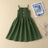 Summer Girl's Simple Waist Dress