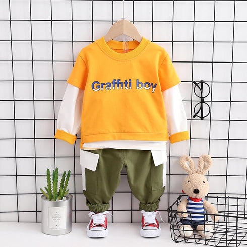 Children's Set Spring and Autumn Two-Piece Set