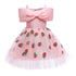 Children's Strawberry Sequined Princess Dress