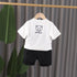 Summer children's suit short sleeve two-piece set