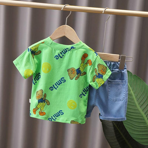 Children's clothing summer short sleeve children's suit