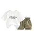 Children's Boys Summer Short Sleeve Two-Piece Set