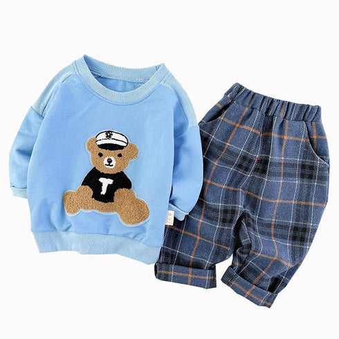 Boys suit spring and autumn two-piece set