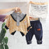 Spring and Autumn Boys Long Sleeve Suit Casual Pants Two-Piece Set