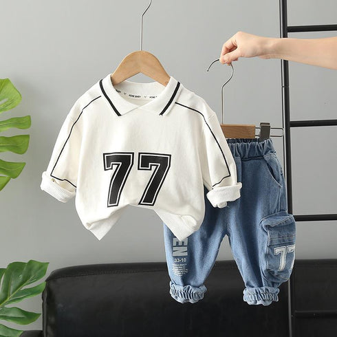 Boys' Spring and Autumn Leisure Suit