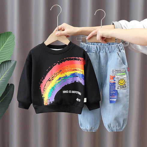 Children's Foreign-style Wei Yi Two-Piece Set