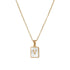 Cube Fritillaria Pendant Necklace