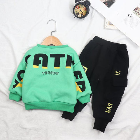 Children's Winter Wear Pants Two-Piece Set