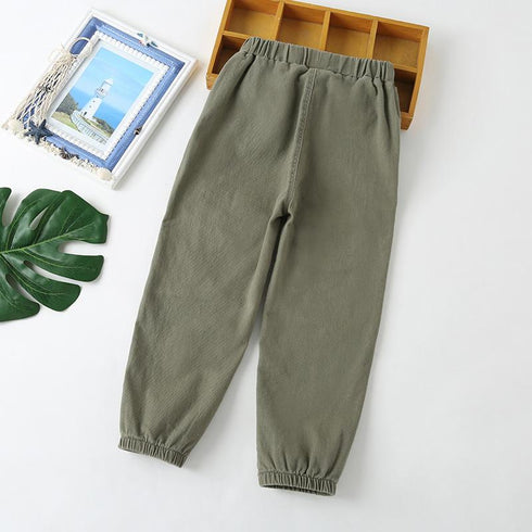 Spring And Autumn Children's Fashion Cargo Pants