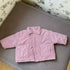 Children's short cotton-padded cotton-padded jacket small plaid cotton-padded jacket