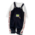 Boys Spring and Autumn Long Sleeve Straps Set Two-Piece Set
