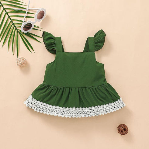 Girl's Sling Clothes Two-Piece Set