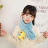 Children's Plush Scarf With Zoo Animal Decal