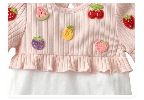 Short Sleeve Triangle Ha Clothes Baby Girl Climbing Clothes Summer Fart Clothes