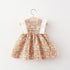 Summer New Baby Girl Flying Sleeve Dress Broken Flower Dress