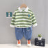 Boys spring and autumn leisure suit two-piece set
