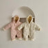 Lingge baby out of the suit jumpsuit cotton-padded jacket