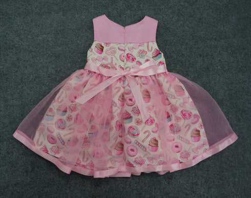 Girls Printed Princess Dress Children's Clothing Dress Dress Unkempt Dress New European And American Dress
