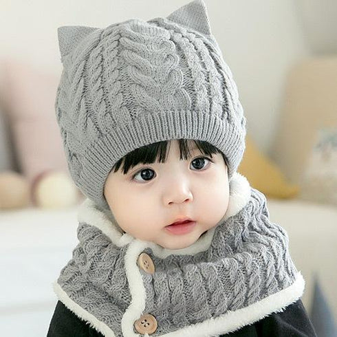 Baby Fall/Winter Warm Hat Circumference 17.3-20.5 inch. (44-52 cm)