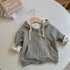 Fall/winter baby hooded sweater casual cardigan jacket zipper shirt