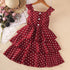 Girls' Polka Dot Suspender Dress