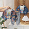 Boys suit solid color sports pants long sleeve casual T-shirt lapel denim jacket children's jacket