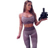 Yoga vest set sports suit