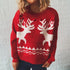 Autumn and Winter Elk Christmas Sweater
